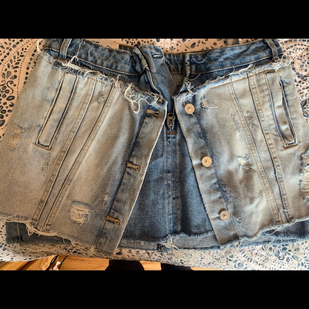 Zara denim skirt